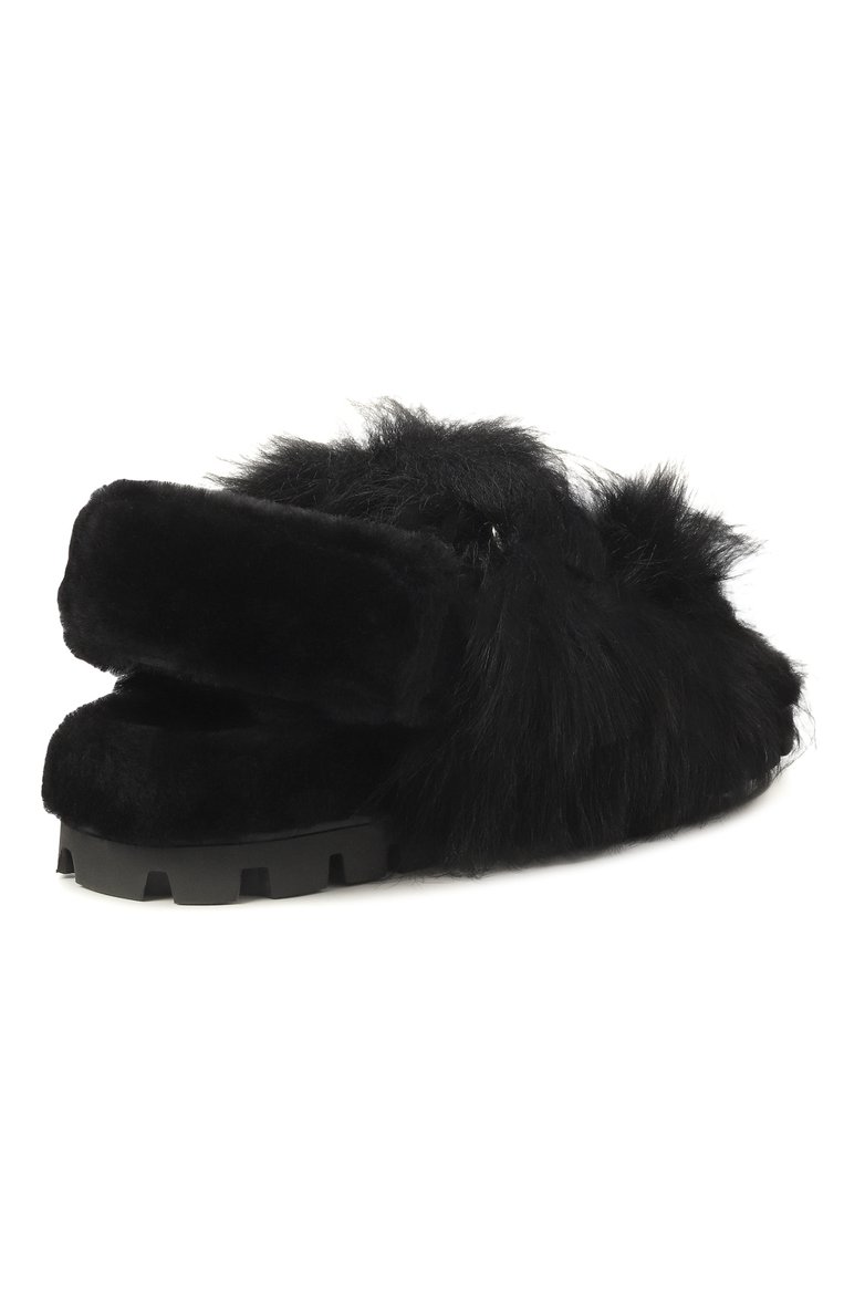 Сандалии из овчины MIU MIU, арт. 5X579D-173-F0002, фото 3