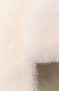 Женская шапка-ушанка из меха норки VICTORIA KUSENKOVA белого цвета, арт. 091700001093 | Фото 4 (Материал: Натуральный мех; Материал сплава: Проставлено; Нос: Не проставлено; Региональные ограничения белый список (Axapta Mercury): Не проставлено)