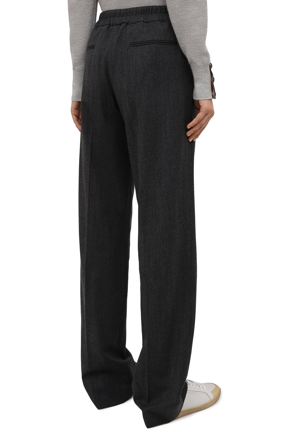 Шерстяные брюки TOM FORD темно-серого цвета по цене 147000 руб., арт. PAW421-FAX870, фото 4 Шерстяные брюки TOM FORD, арт. PAW421-FAX870, фото 4