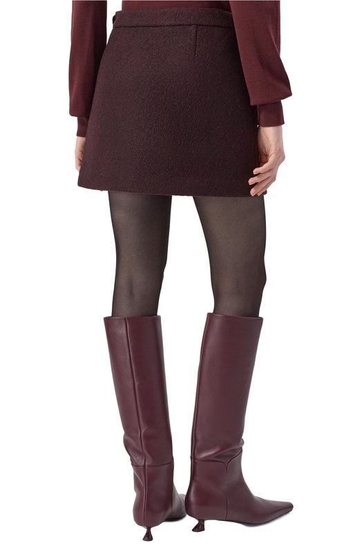 Шерстяная юбка Dunst UDSK5D224W3 Коричневый  UDSK5D224W3 Фото 4