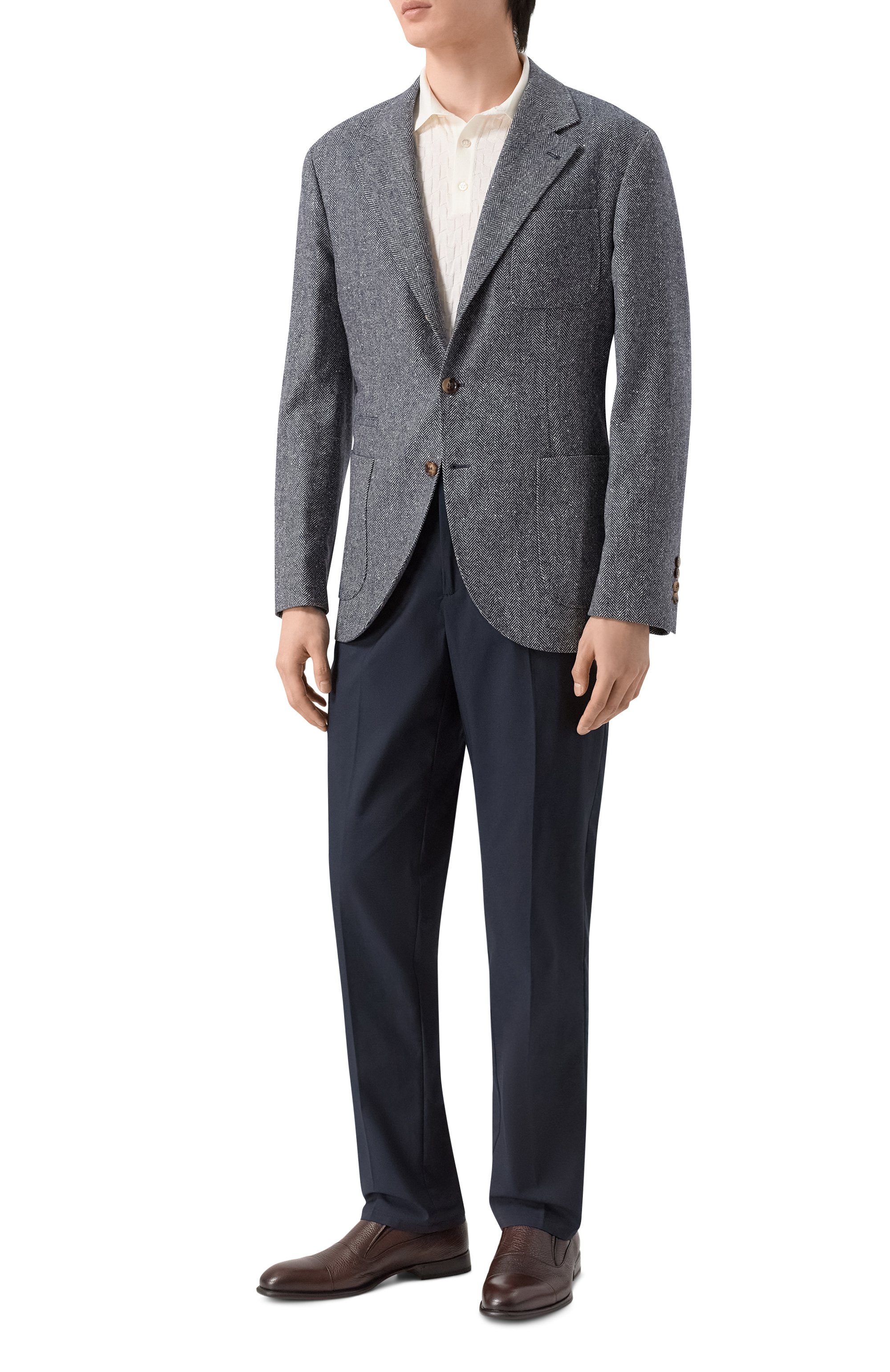 Кожаные лоферы BARRETT, арт. 242U074.20/CERV0 ASP0RT, фото 2