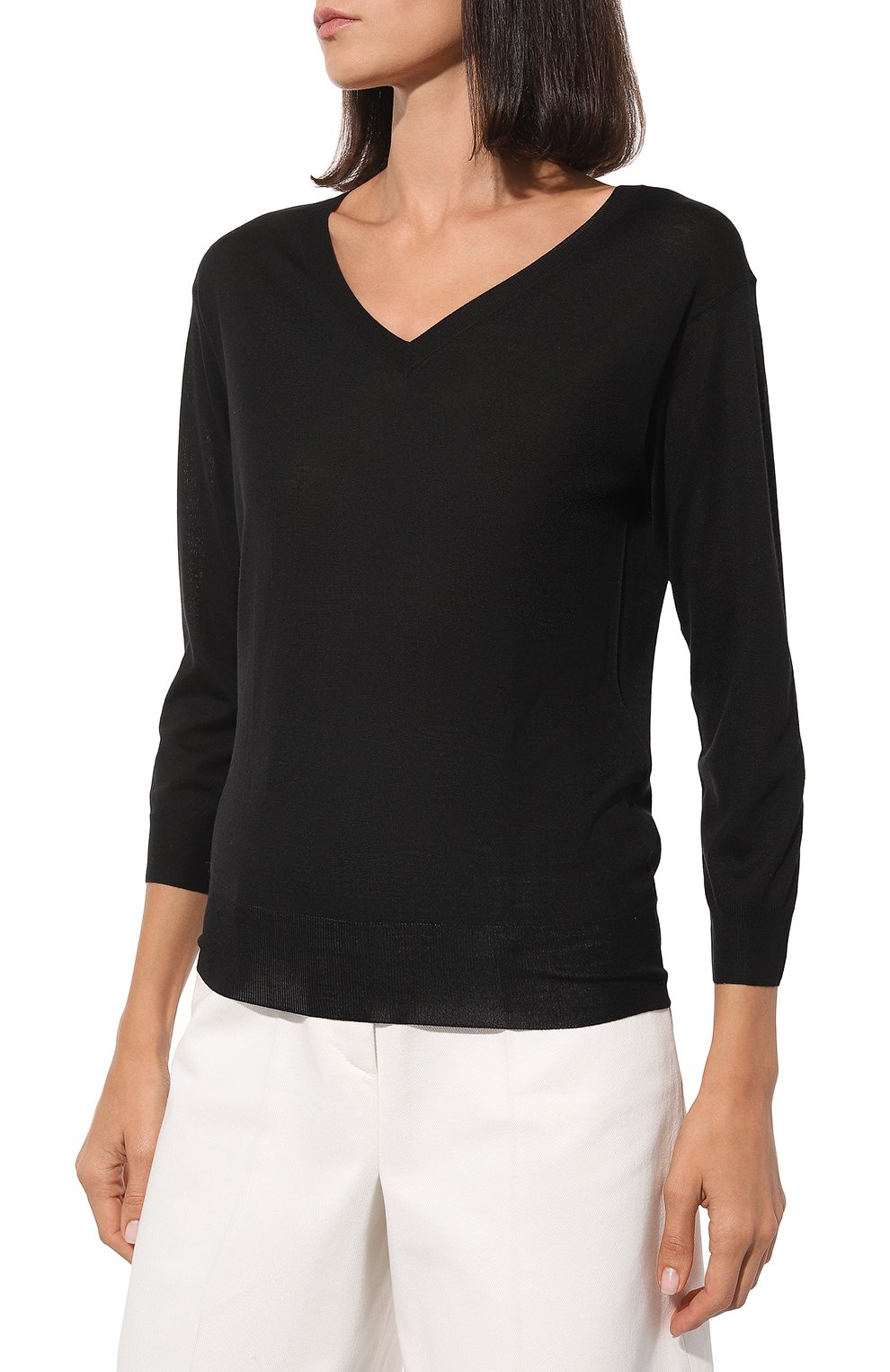 Шерстяной пуловер PRADA, арт. P24Q77-J2N-F0002-142, фото 3