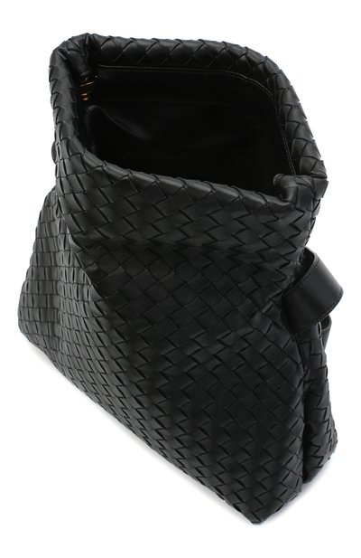 Сумка bv fold small BOTTEGA VENETA черного цвета по цене 299500 руб., арт. 642637/V08Z1, фото 4 Сумка bv fold small BOTTEGA VENETA, арт. 642637/V08Z1, фото 4