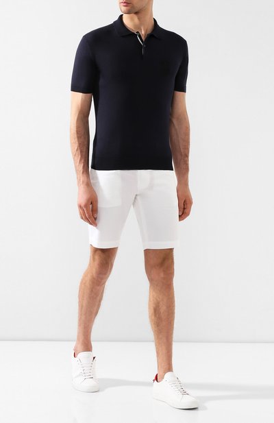 Поло из смеси хлопка и кашемира BALLY, арт. M5LR449K-9S154/750, фото 2