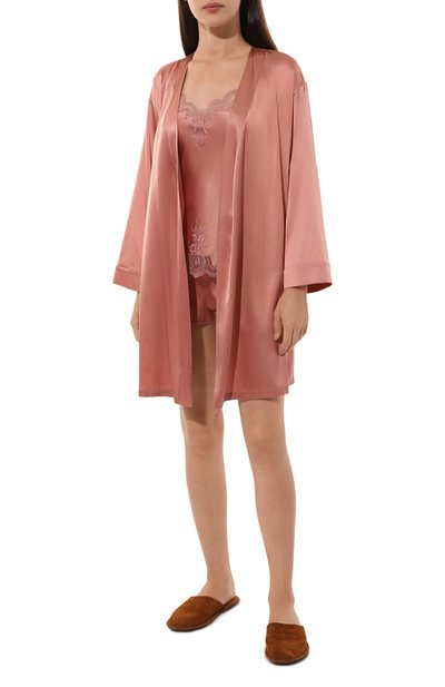 Шелковый халат I.D. SARRIERI, арт. J9961, фото 2