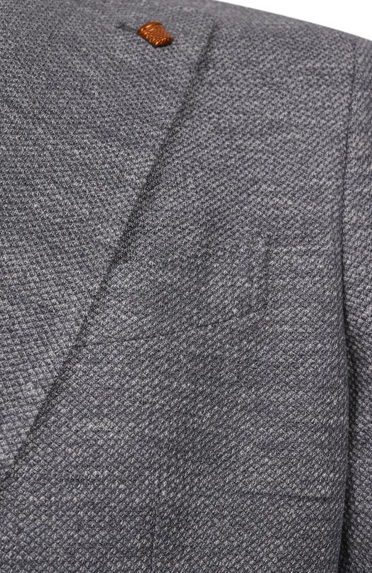 Пиджак изо льна и хлопка Sartoria Latorre JEF74/JH163 Серый  JEF74/JH163 Фото 8