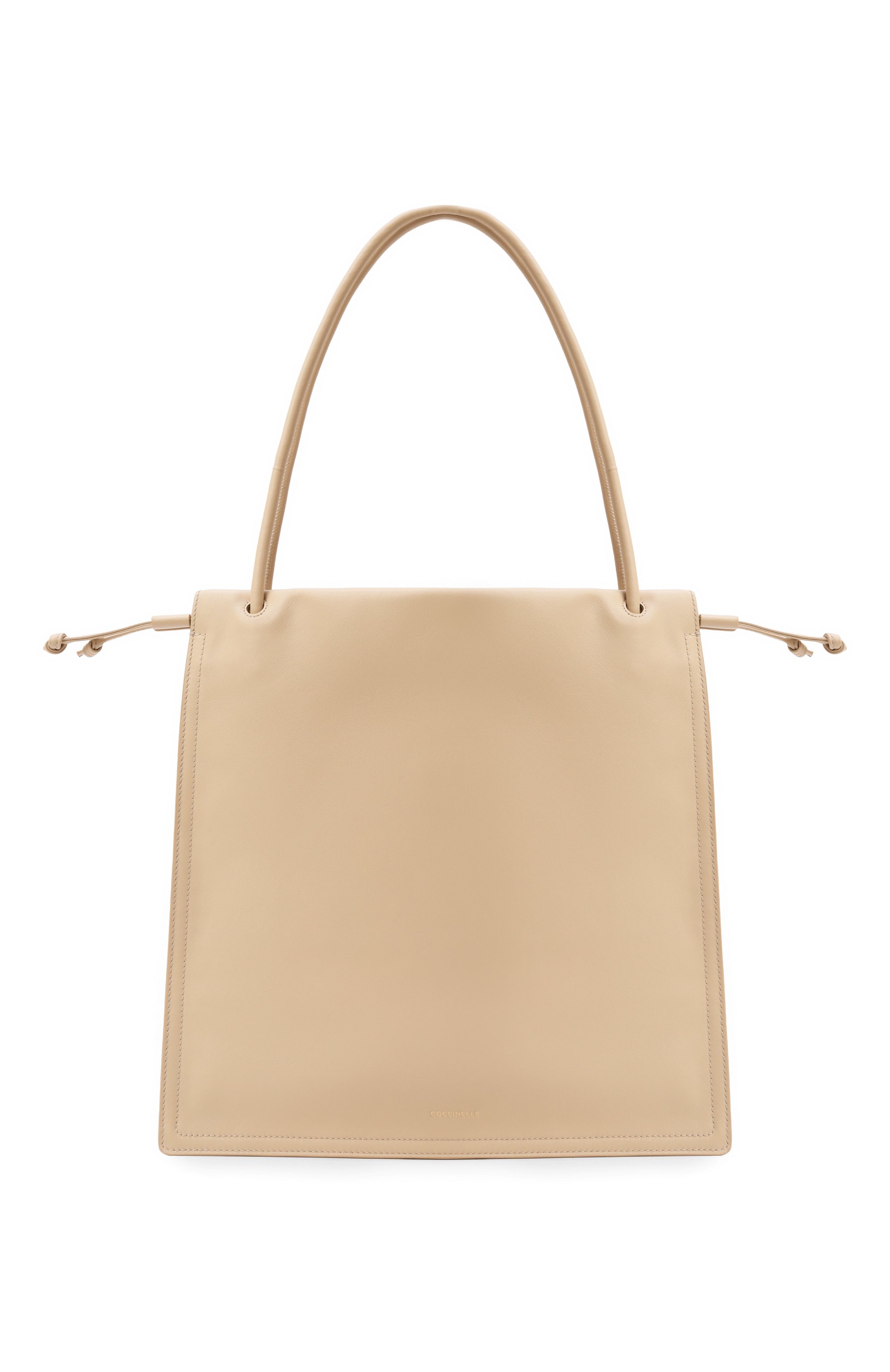 Сумка-тоут dulse large COCCINELLE светло-бежевого цвета по цене 41500 руб., арт. E1SS5110101, фото 6 Сумка-тоут dulse large COCCINELLE, арт. E1SS5110101, фото 6