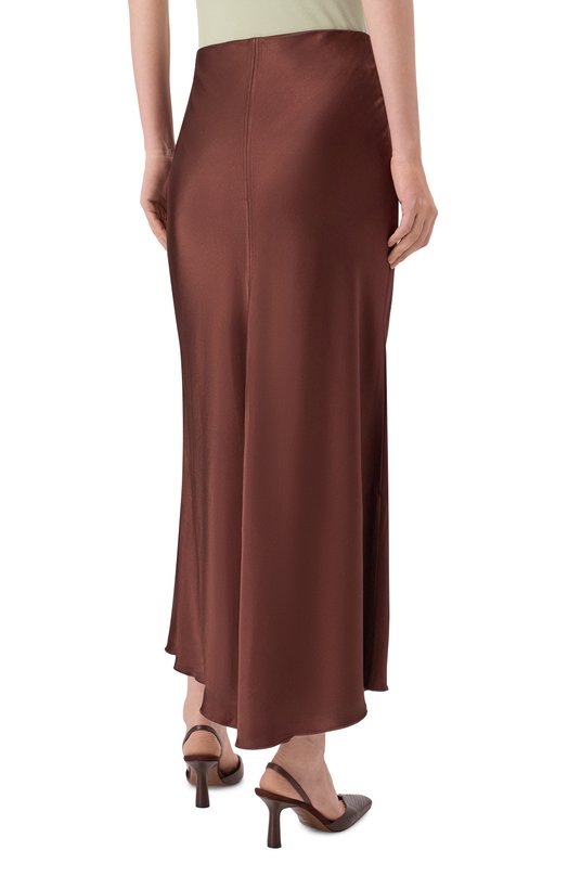 Атласная юбка Noble&Brulee NB127/300525/1 Коричневый  NB127/300525/1 Фото 4