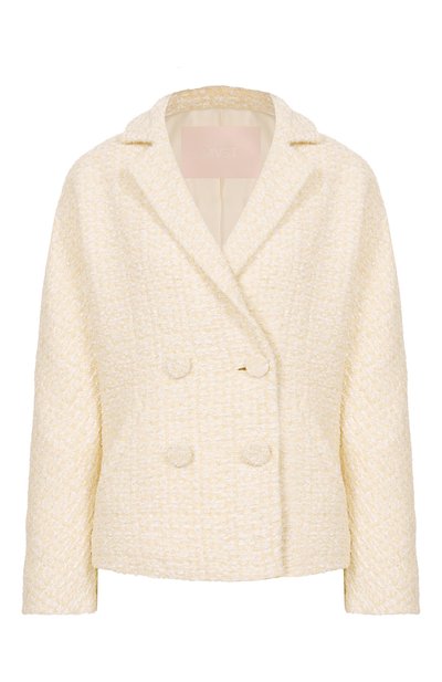 Женский твидовый жакет MVST, арт. M26.2PW.J004/F108 IV0RY B0UCLE