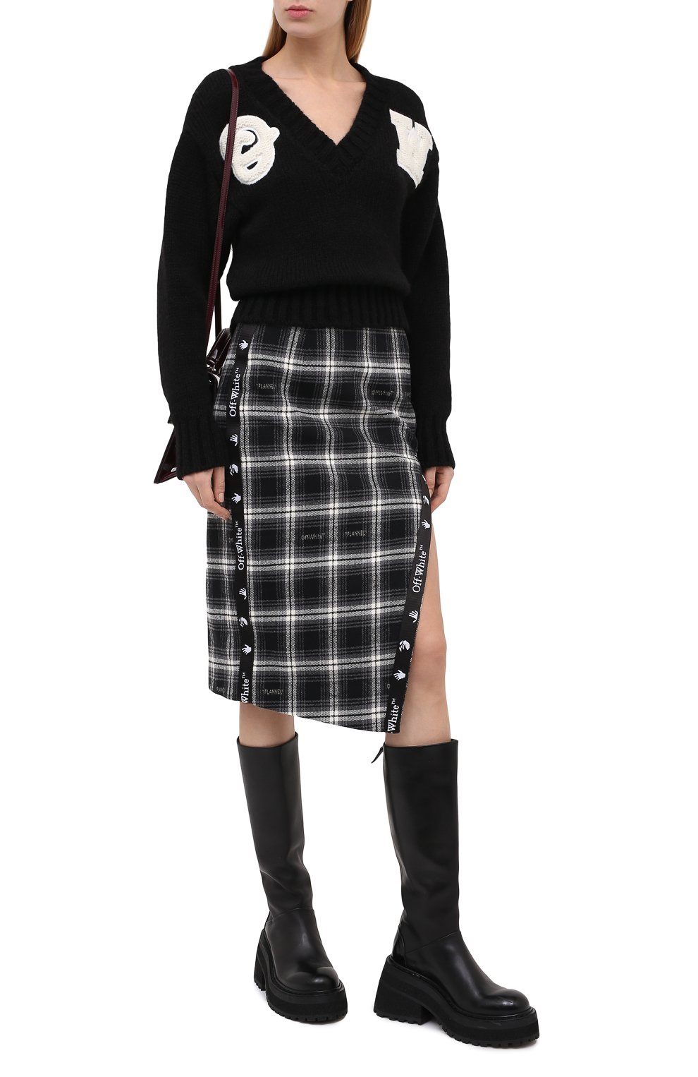 Шерстяной свитер OFF-WHITE, арт. 0WHD014E20KNI0011001, фото 2