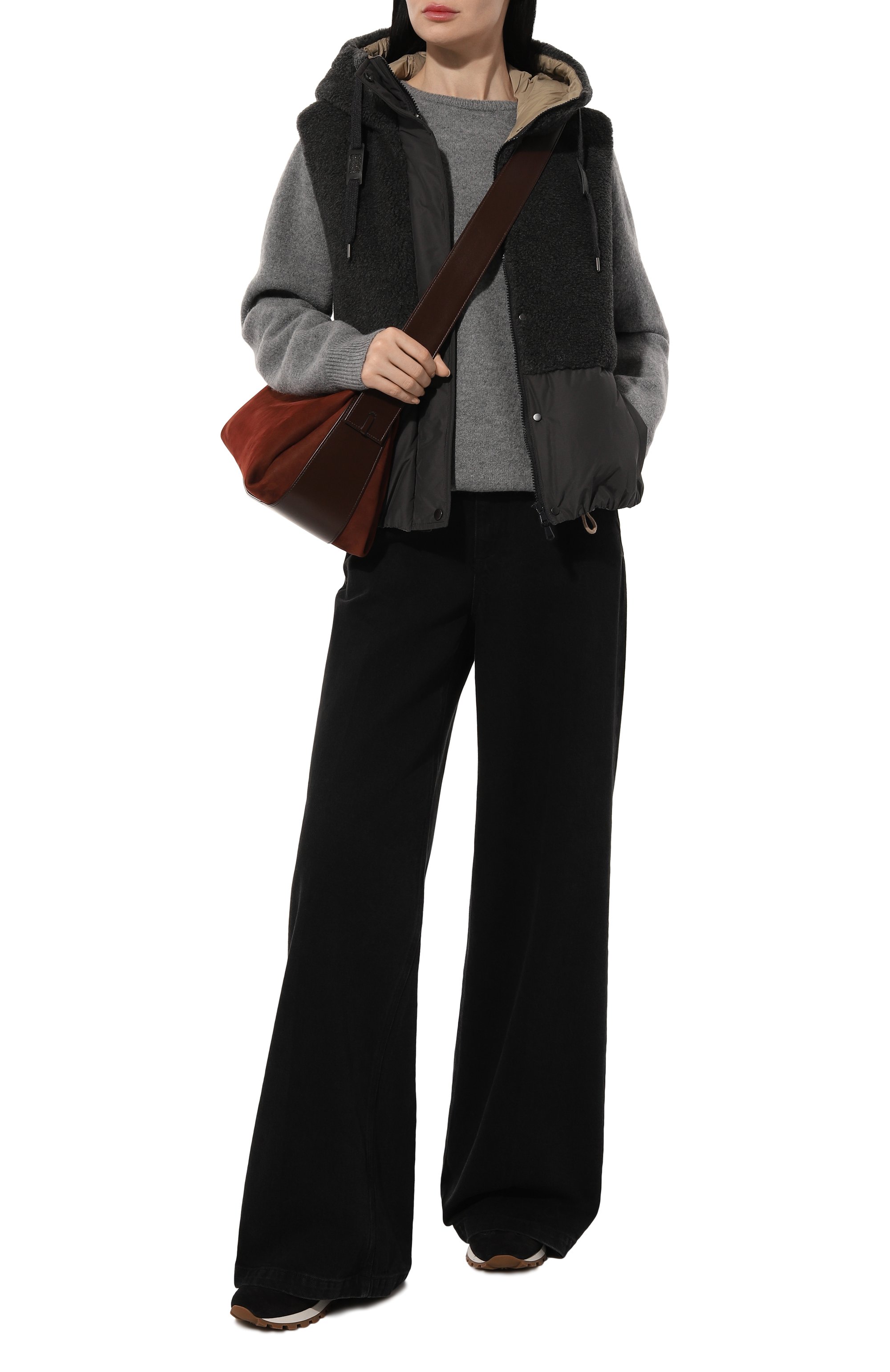 Пуховый жилет BRUNELLO CUCINELLI, арт. MB5742143, фото 2