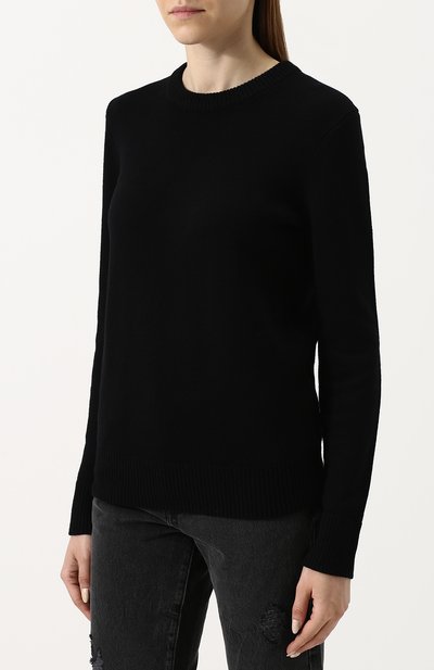 Однотонный кашемировый пуловер с круглым вырезом MICHAEL KORS COLLECTION, арт. KRK/648AKK976, фото 3