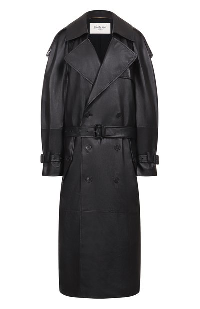 Женский кожаный тренч SAINT LAURENT, арт. 815241/YC2TF