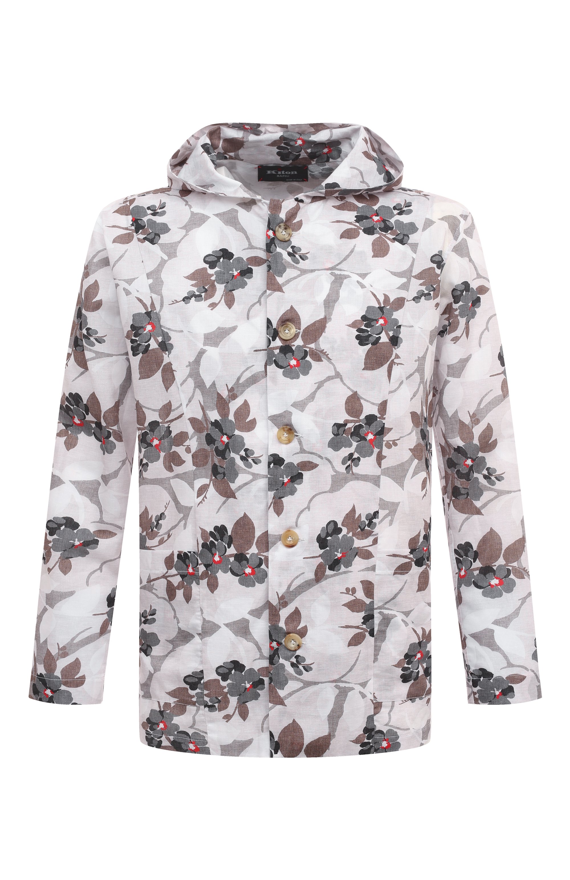 Хлопковая рубашка KITON, арт. UMCLUCAH08906, фото 1