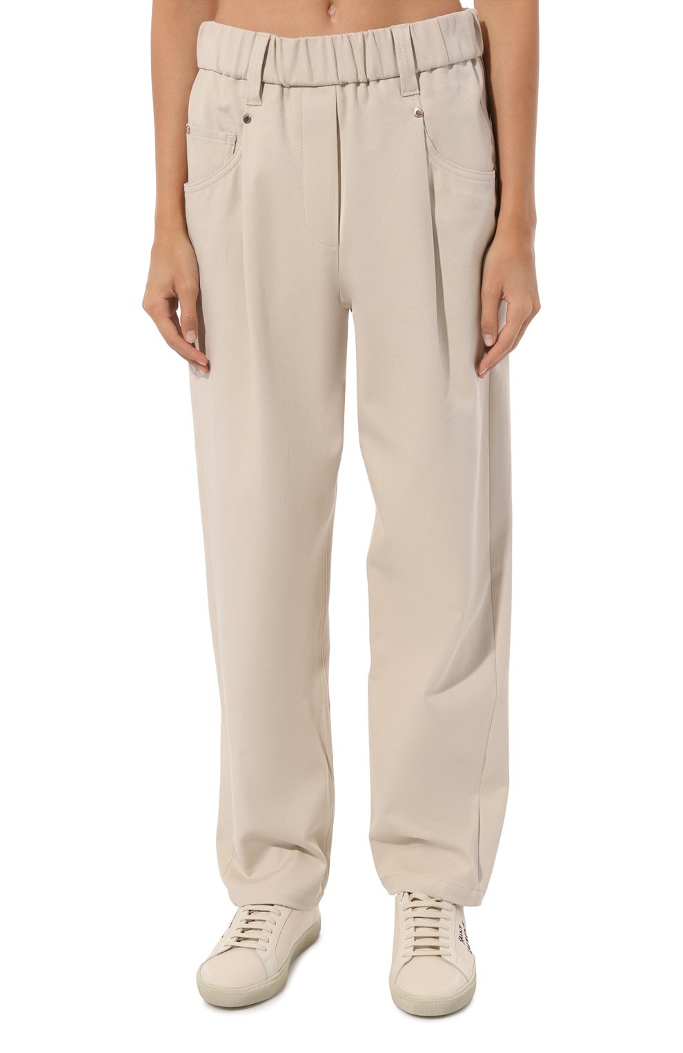 Хлопковые брюки BRUNELLO CUCINELLI, арт. MA126BP146, фото 3