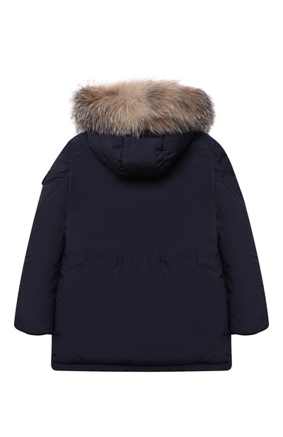 Пуховая парка yann MONCLER темно-синего цвета по цене 93400 руб., арт. G2-954-1C522-22-57244/4-6A, фото 2 Пуховая парка yann MONCLER, арт. G2-954-1C522-22-57244/4-6A, фото 2