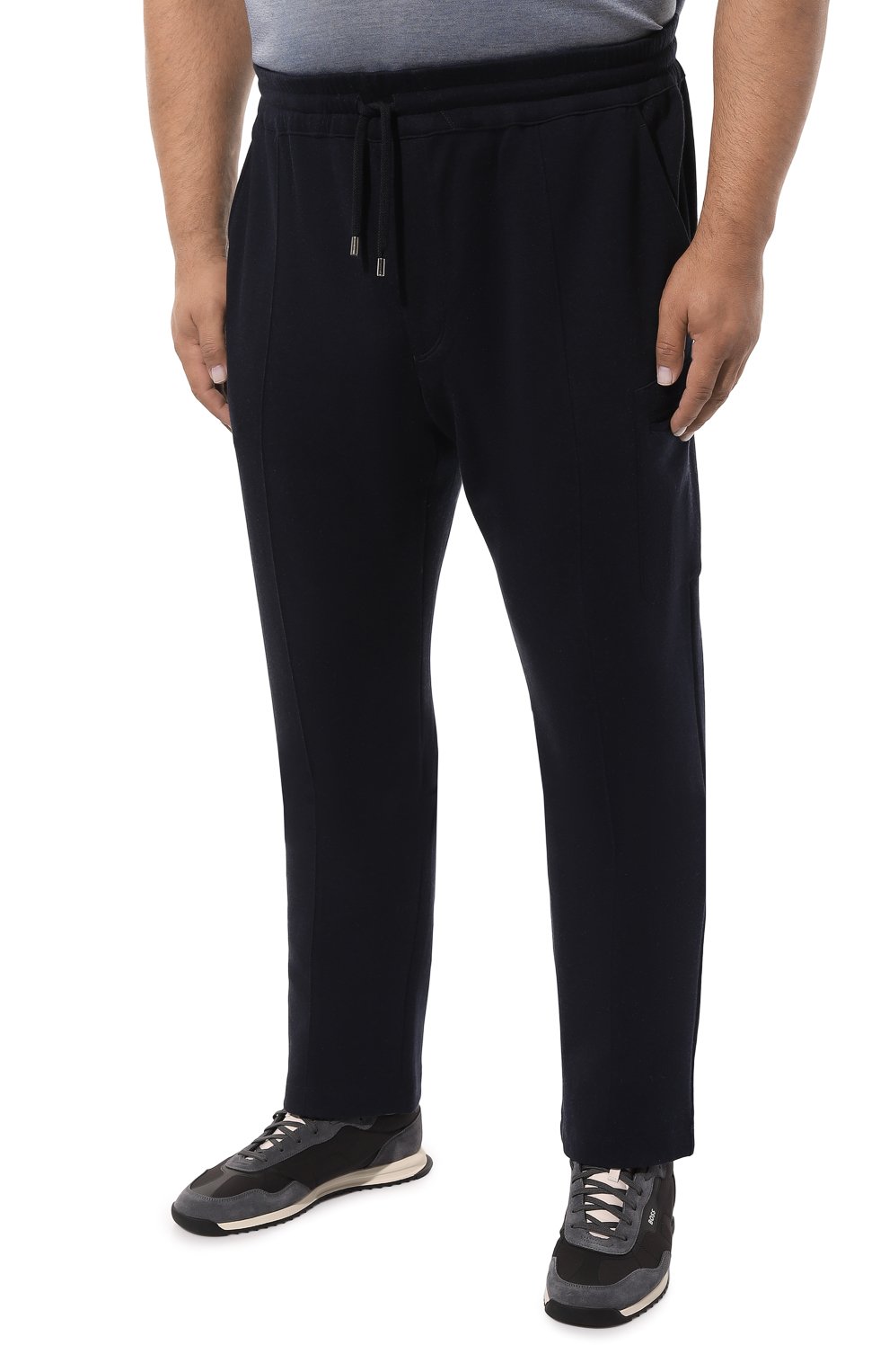 Брюки из хлопка и кашемира CORTIGIANI, арт. 614600, фото 3