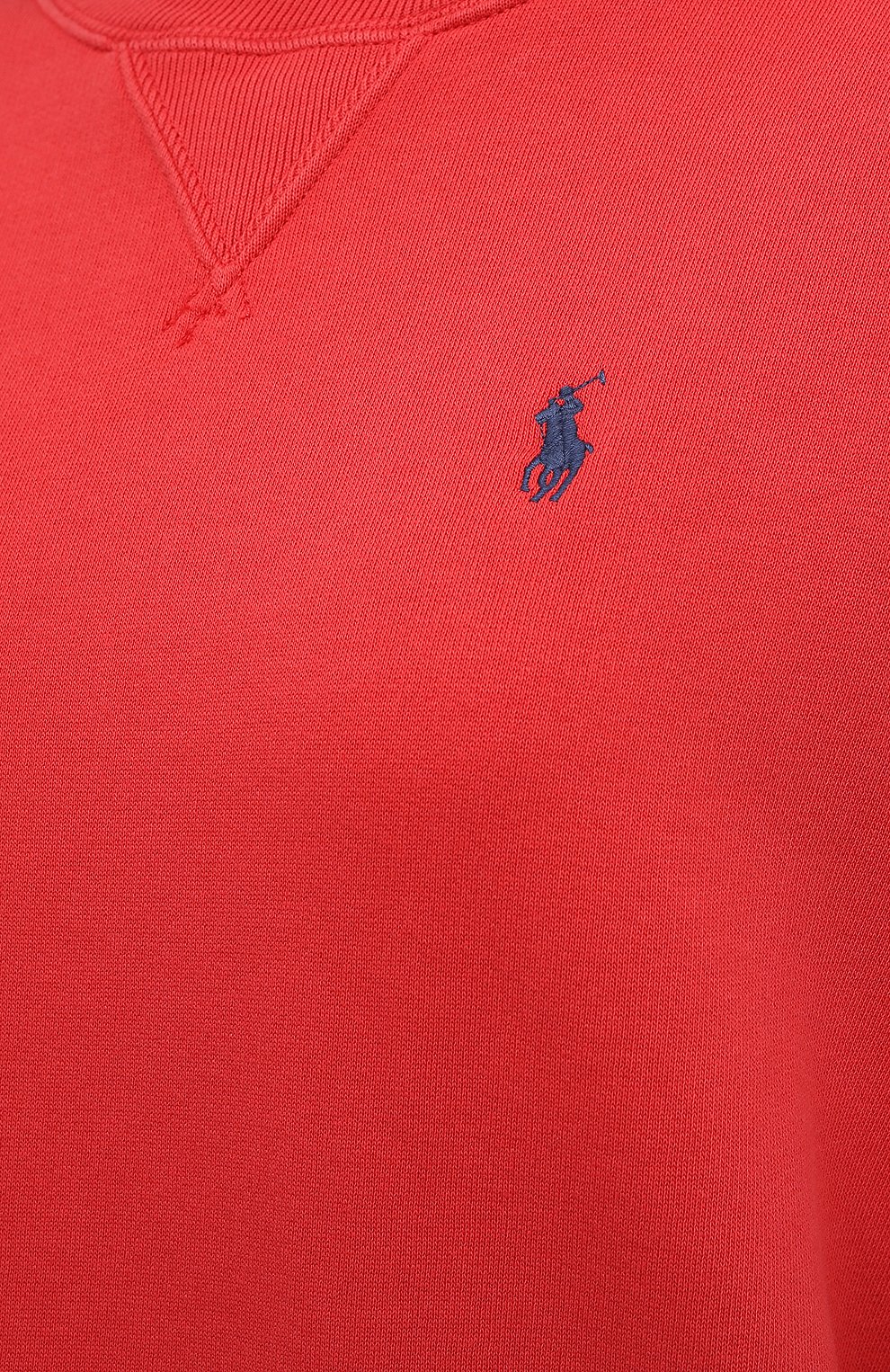 Хлопковый свитшот POLO RALPH LAUREN красного цвета по цене 17800 руб., арт. 211794395, фото 5 Хлопковый свитшот POLO RALPH LAUREN, арт. 211794395, фото 5