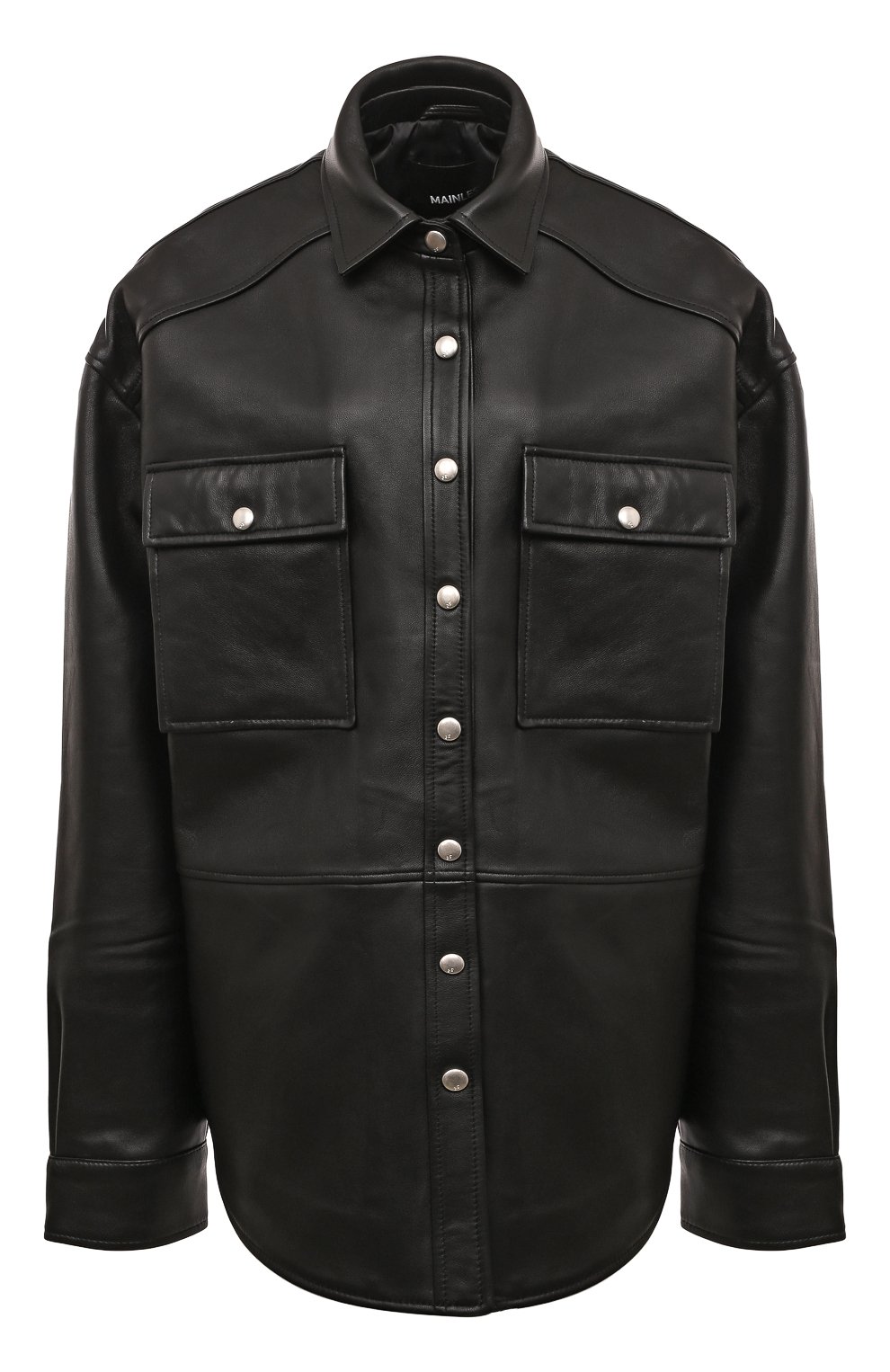 Кожаная рубашка MAINLESS, арт. LS22-01-02-BL, фото 1
