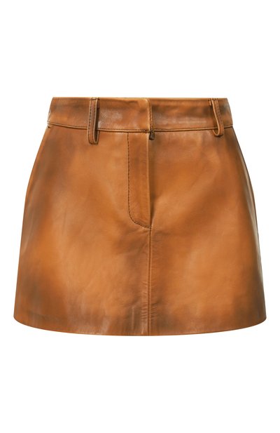 Женская кожаная юбка GIUSEPPE DI MORABITO, арт. 03PFSK129P 03339