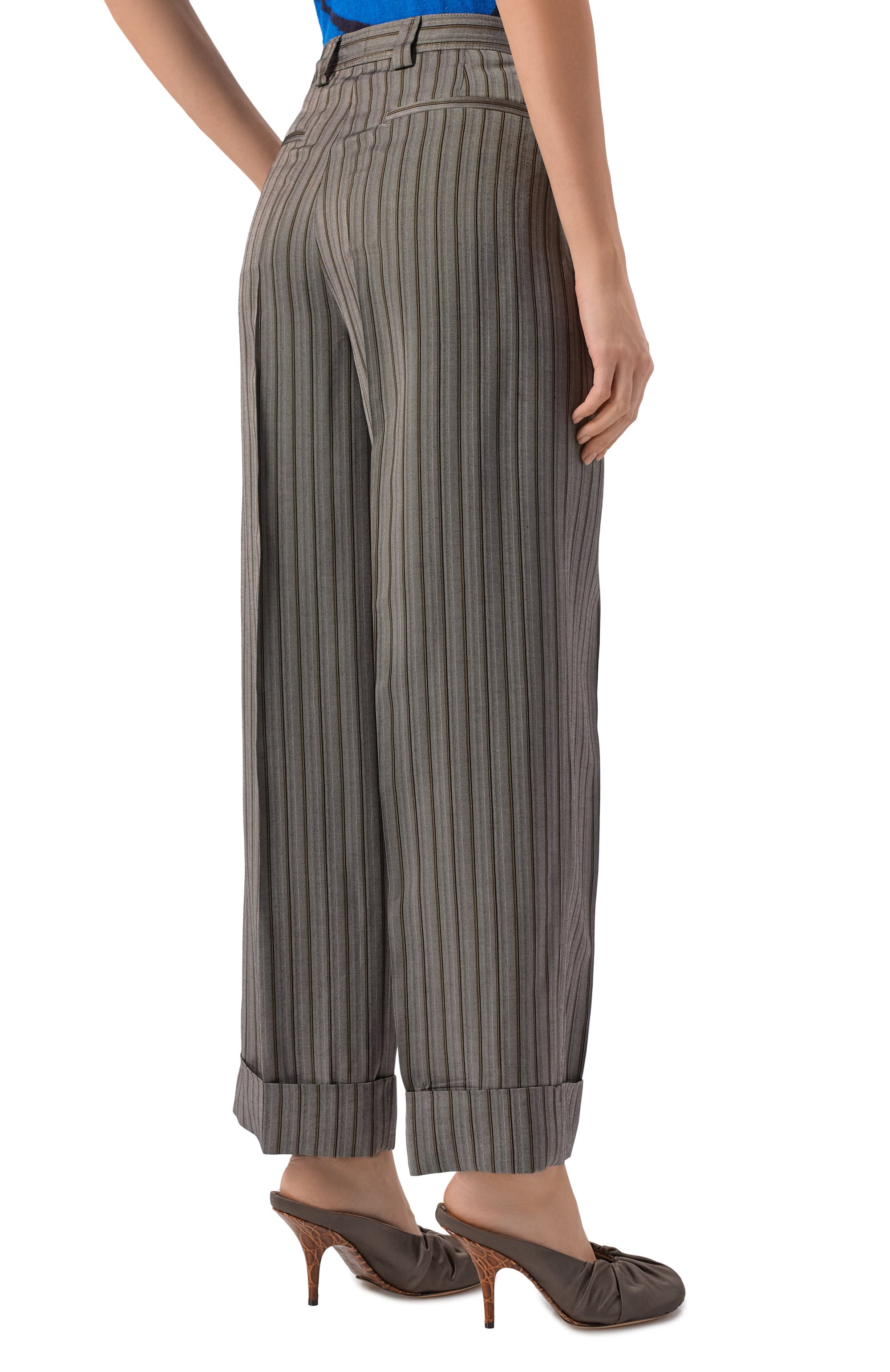 Брюки из вискозы DRIES VAN NOTEN, арт. 130904/3067, фото 4