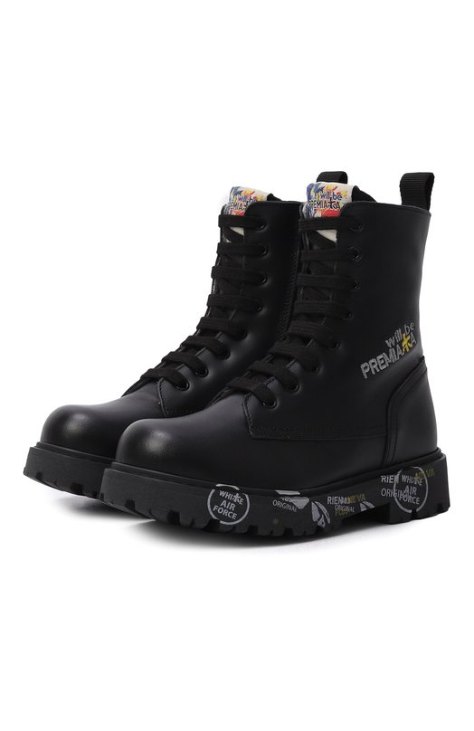 

Кожаные ботинки Urban Premiata will be, Чёрный