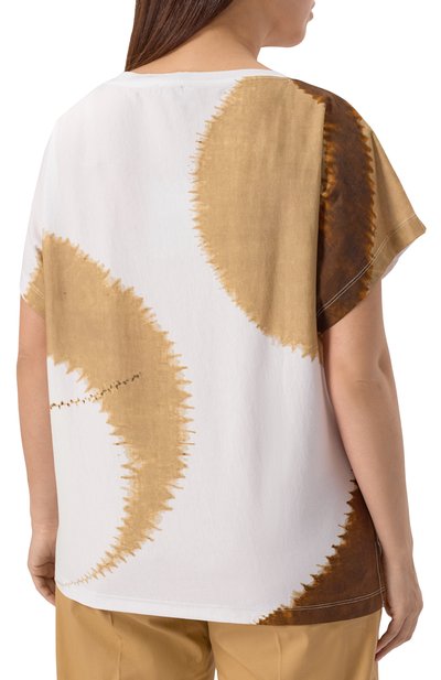 Хлопковая футболка PERSONA BY MARINA RINALDI, арт. KRISS, фото 4