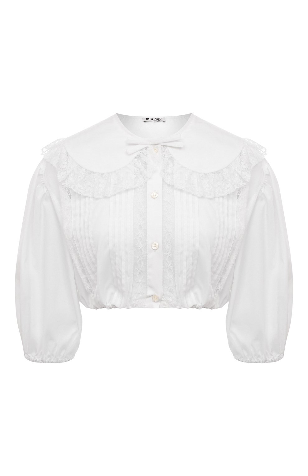 Хлопковая блузка MIU MIU, арт. MK1572-1YB0-F0009, фото 1