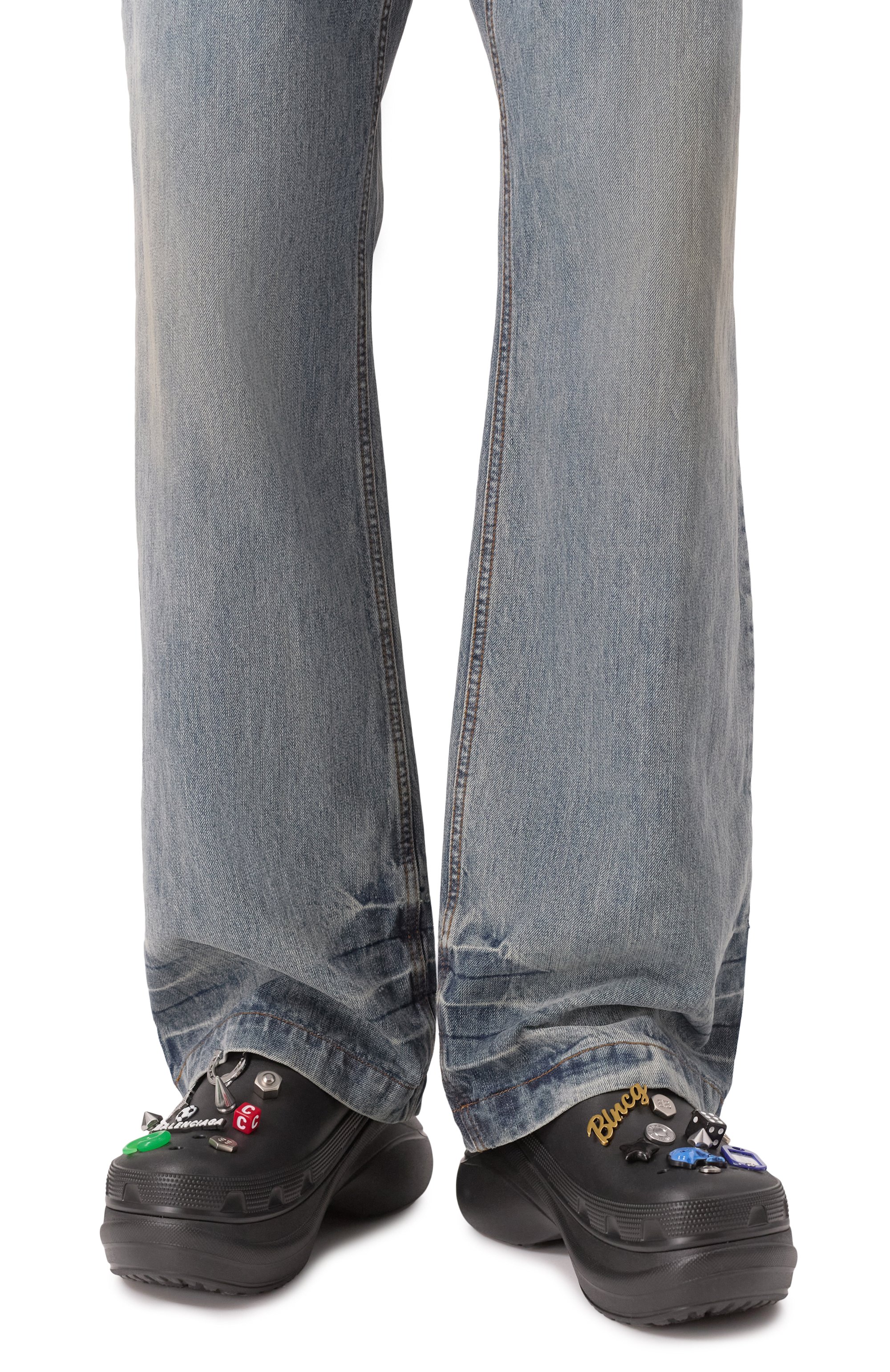 Резиновые сабо balenciaga x crocs x jibbitz BALENCIAGA, арт. 720857/W0F0Y, фото 3