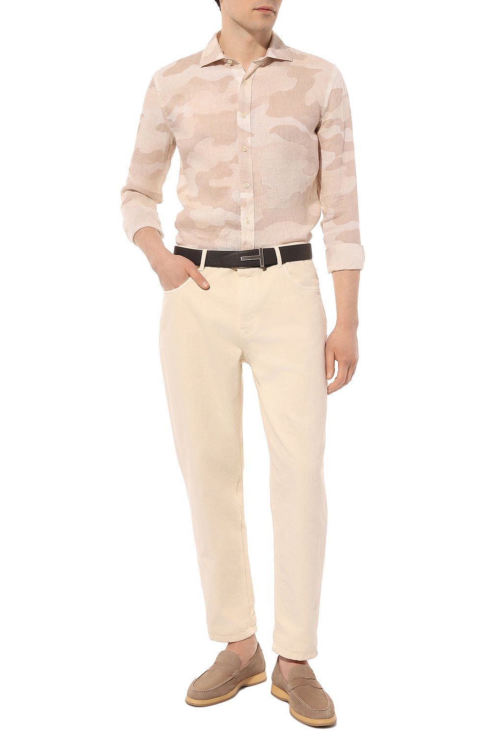 Льняная рубашка 120% LINO, арт. 31ALIM1311/000G248/100, фото 2