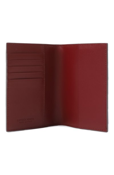 Кожаная обложка для паспорта BOTTEGA VENETA серого цвета по цене 59950 руб., арт. 749954/VCPP6, фото 3 Кожаная обложка для паспорта BOTTEGA VENETA, арт. 749954/VCPP6, фото 3