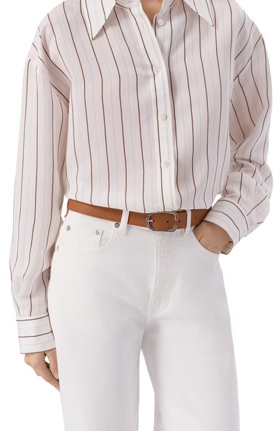 Женский кожаный ремень LONGCHAMP, арт. 40102J48/J48