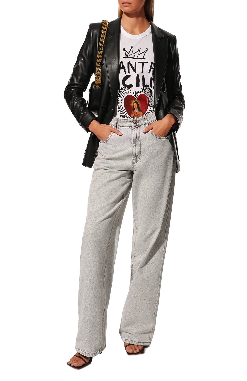 Хлопковая футболка DOLCE & GABBANA, арт. F8K62T/FH7SU/0UTLET AW22-23, фото 2