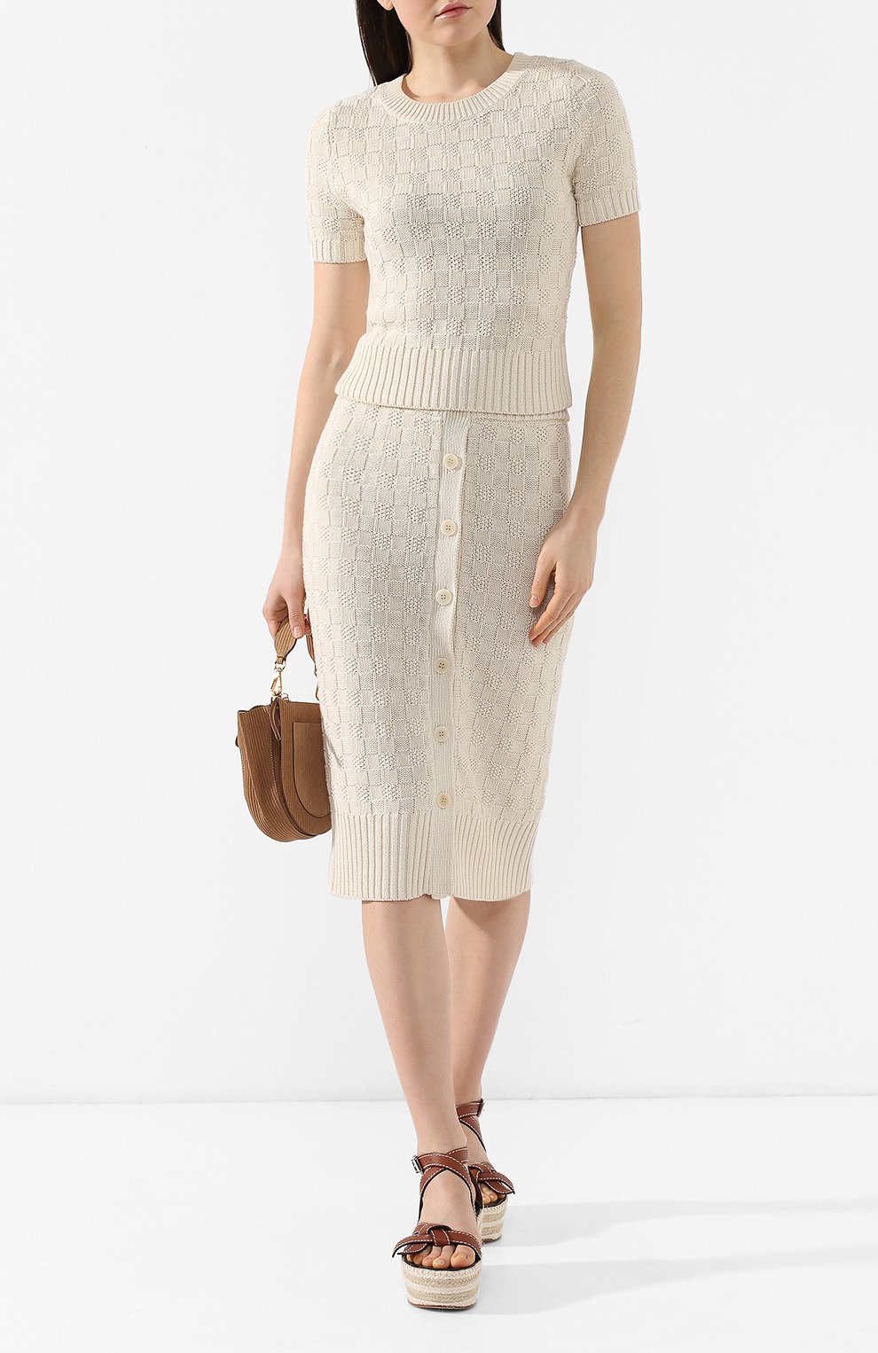 Топ из смеси хлопка и вискозы ALTUZARRA, арт. 219-828-981, фото 2