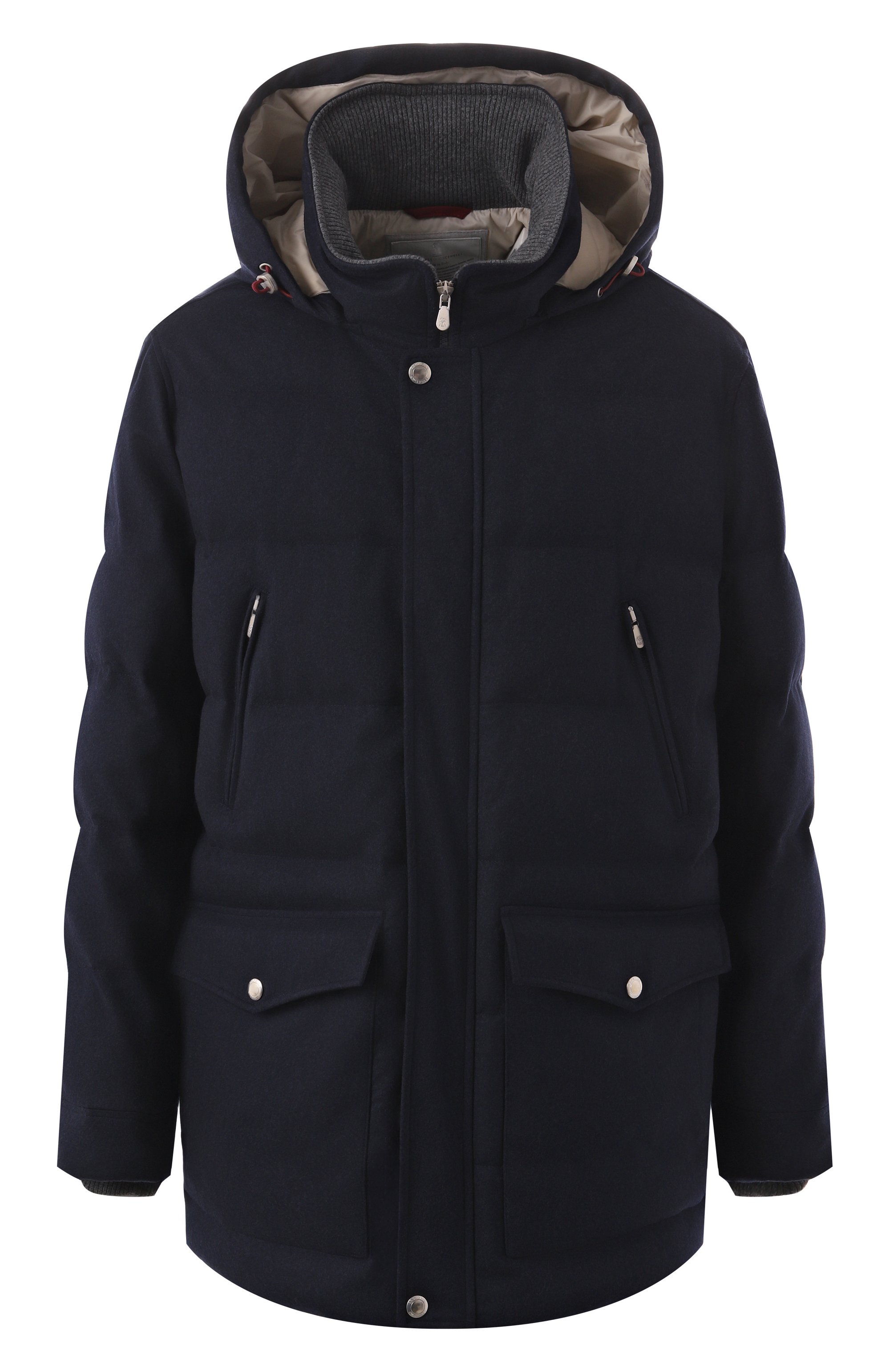 Шерстяной пуховик BRUNELLO CUCINELLI, арт. MM4631823, фото 1