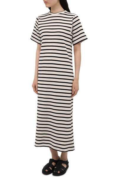 Хлопковое платье JIL SANDER, арт. JPPS717522-WS247518, фото 3