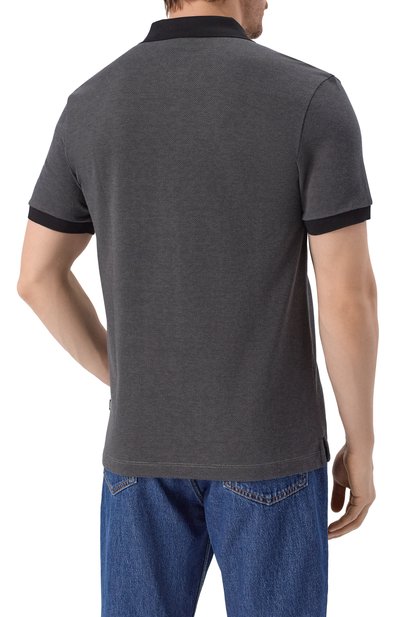 Хлопковое поло BOSS, арт. 50555172, фото 4