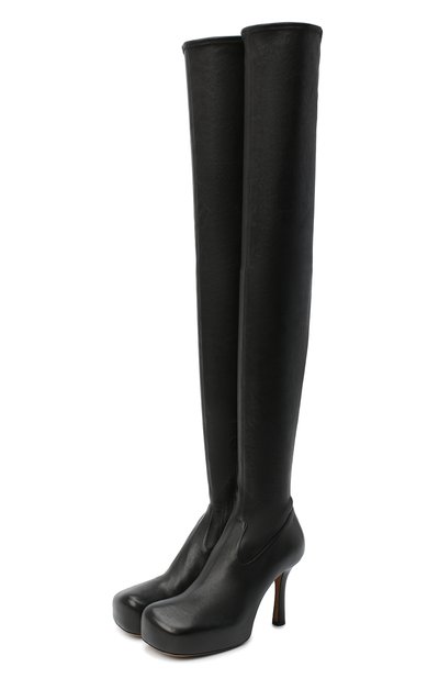 Женские кожаные ботфорты bv bold BOTTEGA VENETA, арт. 630168/VBP40