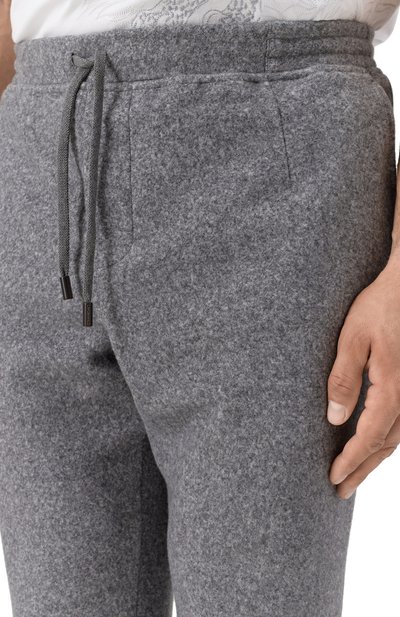 Брюки из хлопка и шерсти CAPOBIANCO серого цвета по цене 61400 руб., арт. 19M704.FS00./58, фото 5 Брюки из хлопка и шерсти CAPOBIANCO, арт. 19M704.FS00./58, фото 5