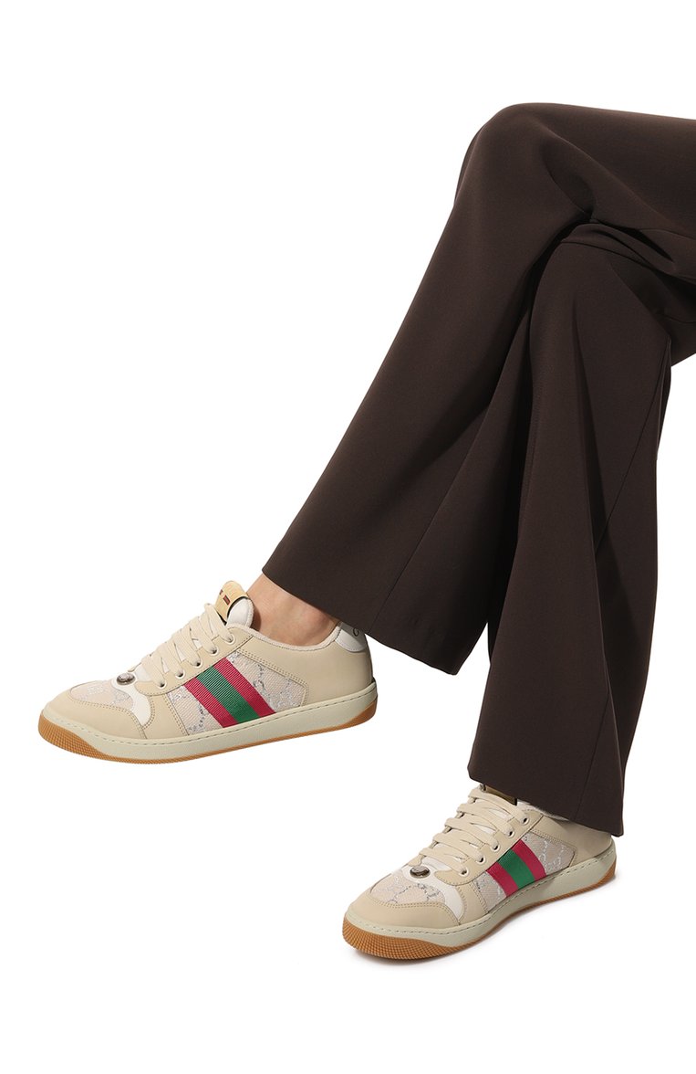 Комбинированные кеды screener GUCCI, арт. 577684 2C830, фото 1