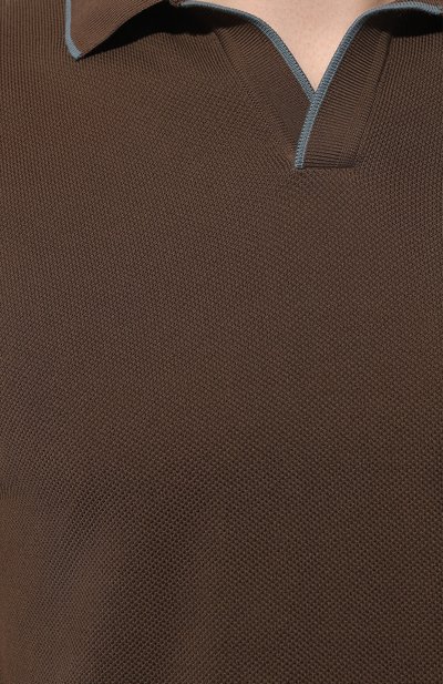 Хлопковое поло  GRAN SASSO, арт. 57157/20642, фото 5