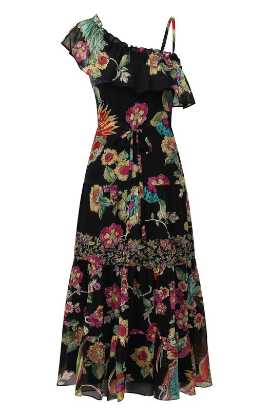 

Платье из смеси хлопка и шелка REDVALENTINO, Чёрный
