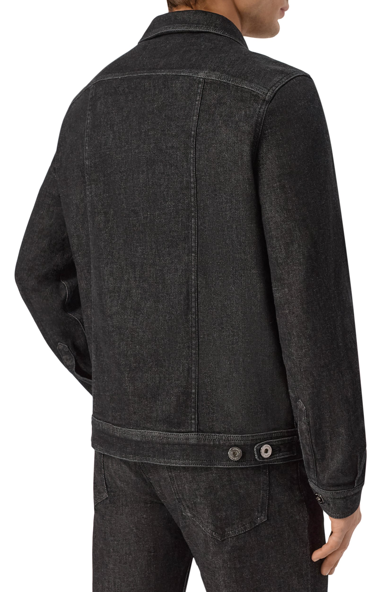 Джинсовая куртка ANDREA CAMPAGNA, арт. J-SR BLACK CASHMERE/GENTLE WS BLACK C0M, фото 4