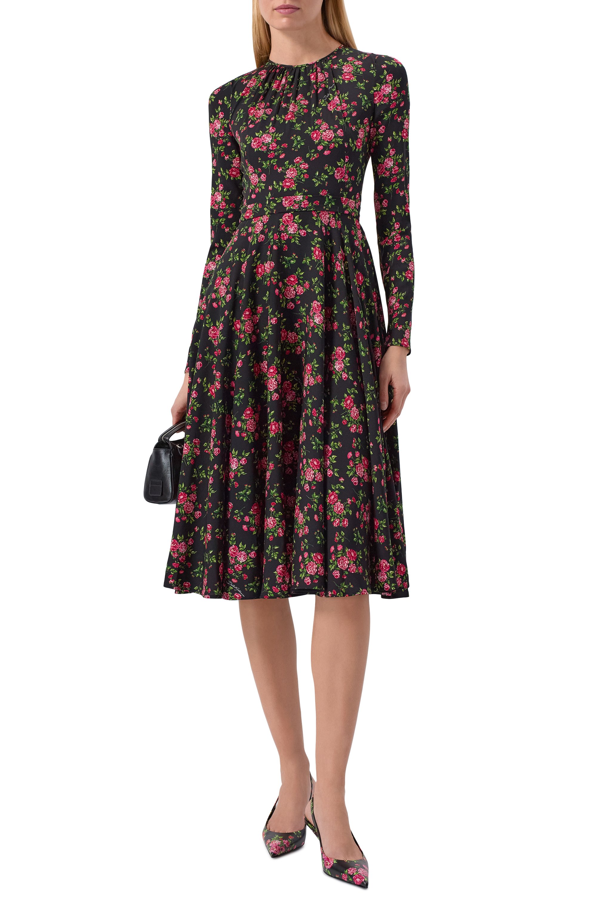 Шелковое платье DOLCE & GABBANA, арт. F60HMT/FSA8B, фото 2