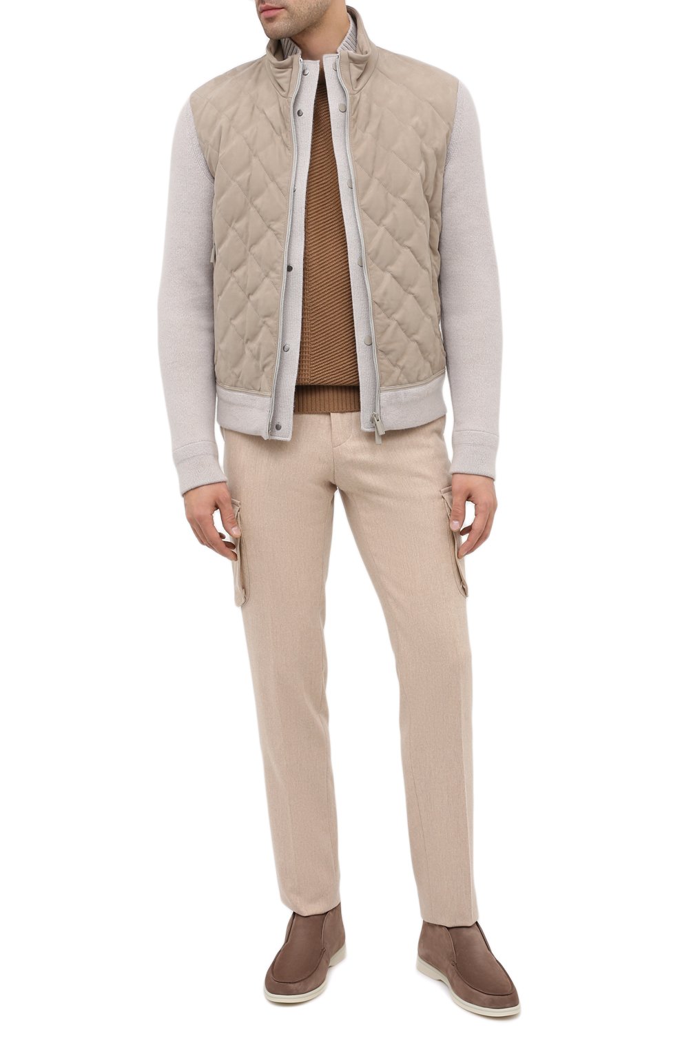 Замшевые ботинки open walk LORO PIANA, арт. FAB4368, фото 2