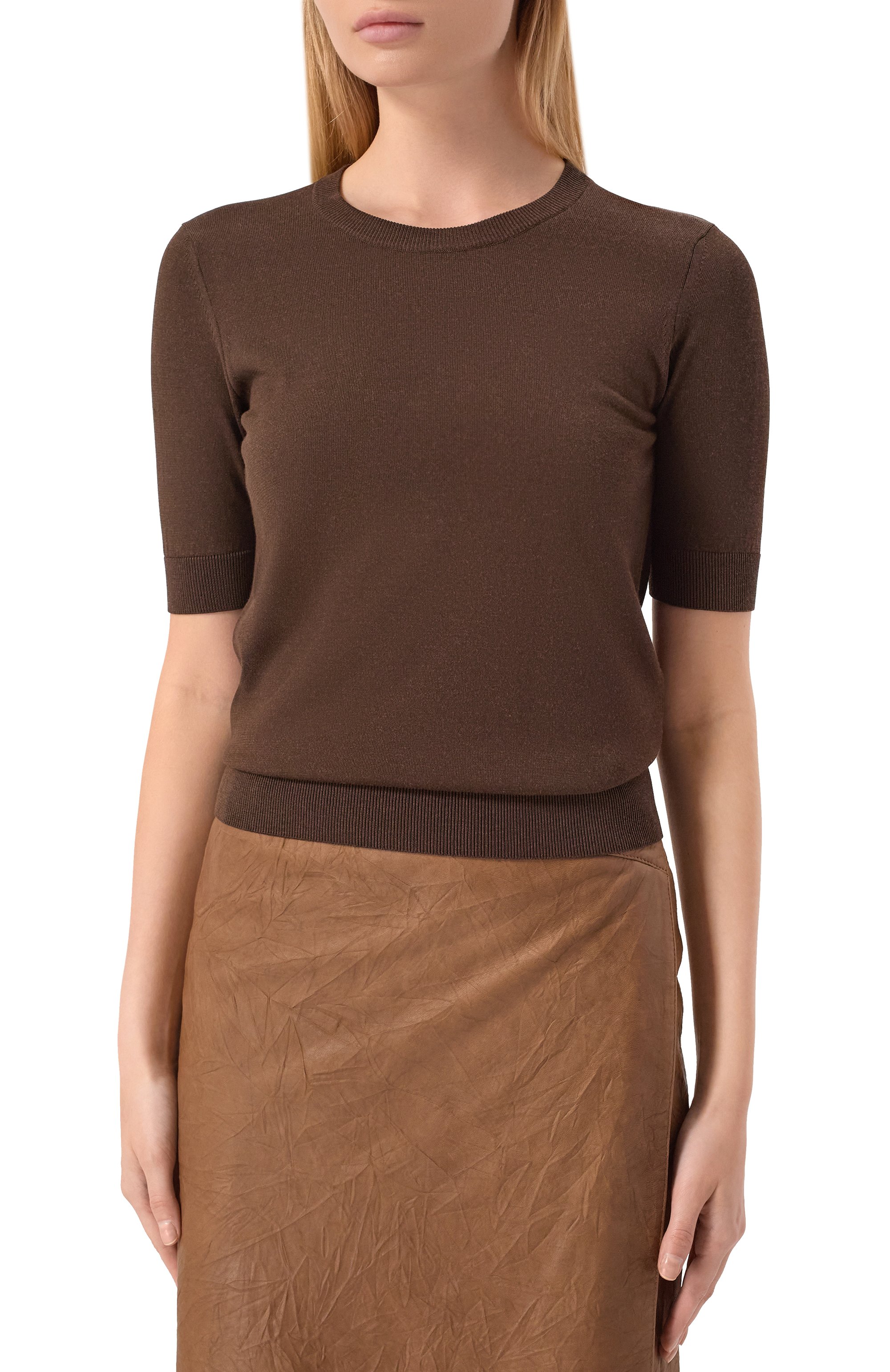 Пуловер из вискозы и хлопка DOLCE & GABBANA, арт. FXG26T/JFMEB, фото 3