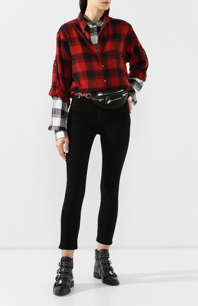 Хлопковая рубашка FAITH CONNEXION разноцветного цвета по цене 62900 руб., арт. X1800T00228, фото 2 Хлопковая рубашка FAITH CONNEXION, арт. X1800T00228, фото 2