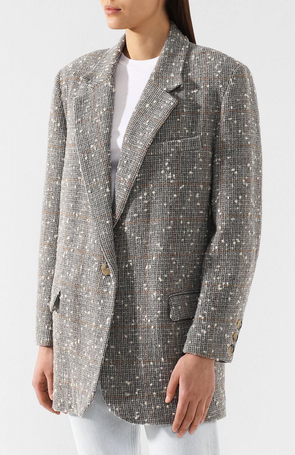 Шерстяной жакет ISABEL MARANT ETOILE, арт. VE0874-19P007E/0RIX, фото 3