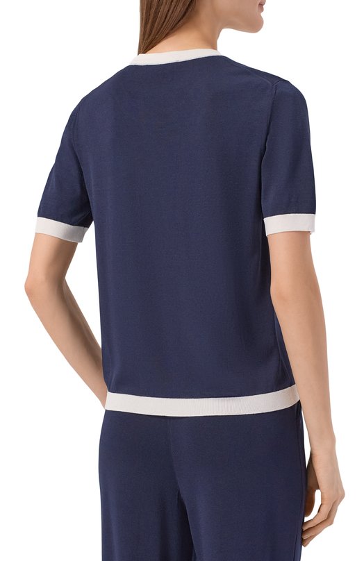 Пуловер из вискозы Gran Sasso 57210/27810 Синий  57210/27810 Фото 4