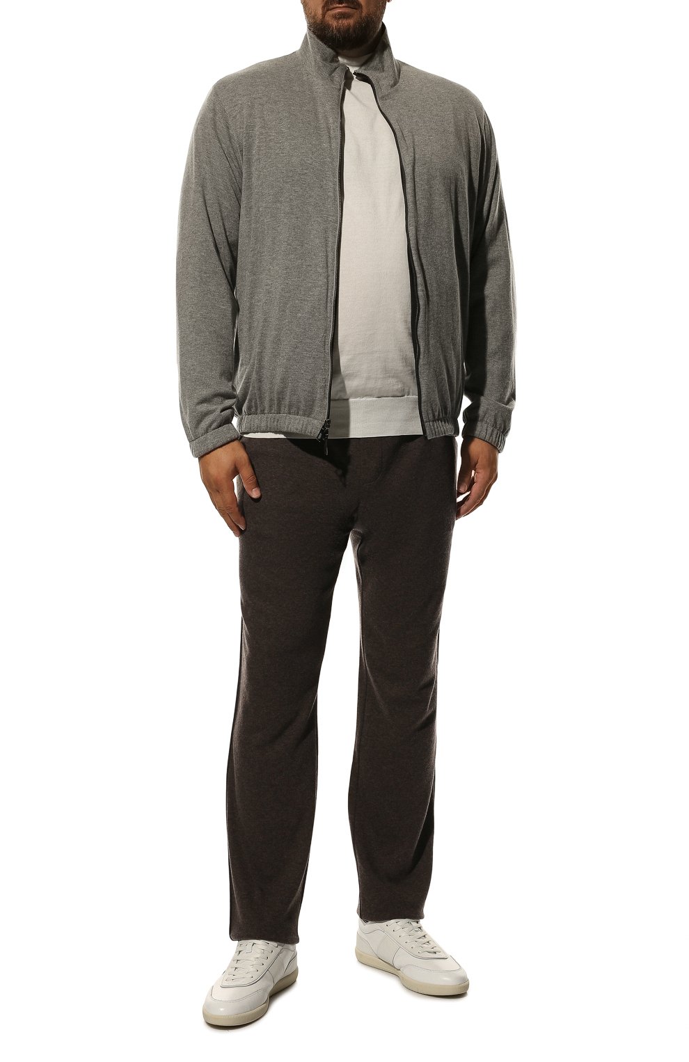 Брюки из хлопка и кашемира CAPOBIANCO, арт. 13M735.LB00./58-60, фото 2